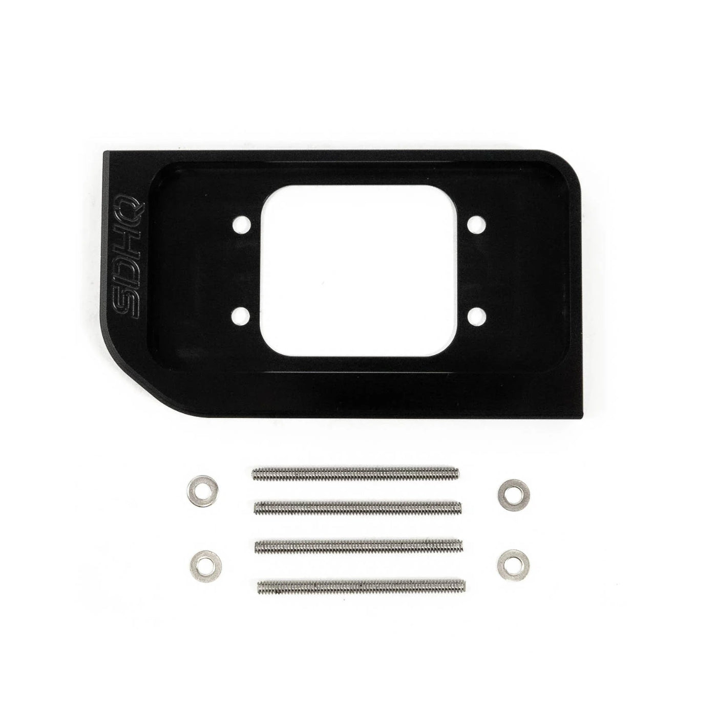 Ram 1500 RHO SDHQ Built Billet Switch-Pros SP-9100 Keypad Mount display of all included parts
