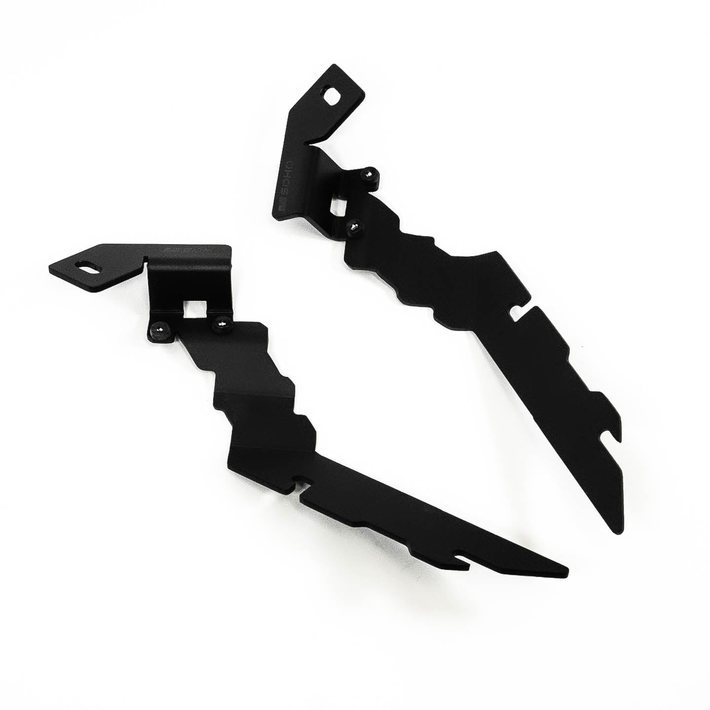 '21-23 Ram 1500 TRX SDHQ Built A-Pillar Light Mounts Display of Included Parts