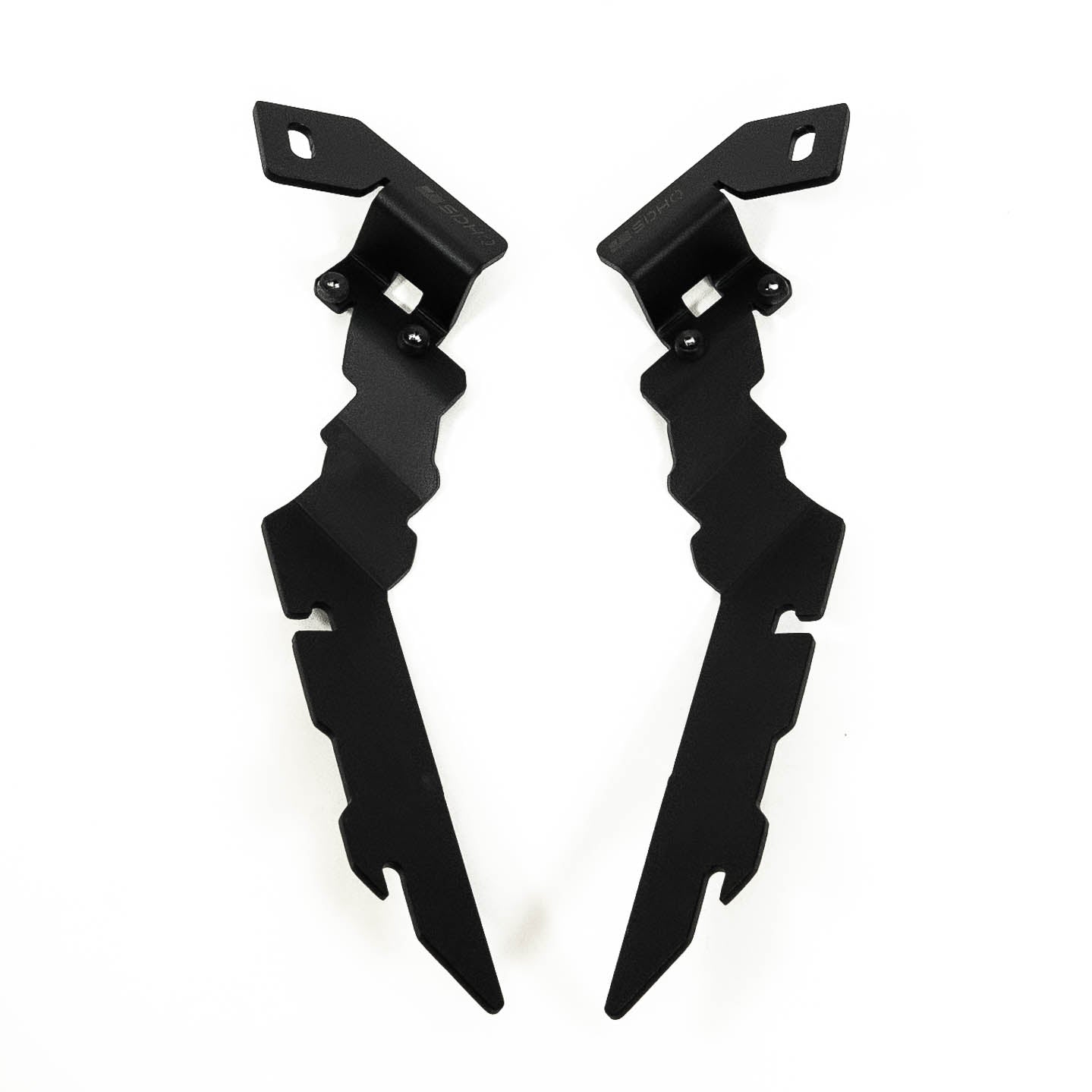 '21-23 Ram 1500 TRX SDHQ Built A-Pillar Light Mounts Display of Included Parts