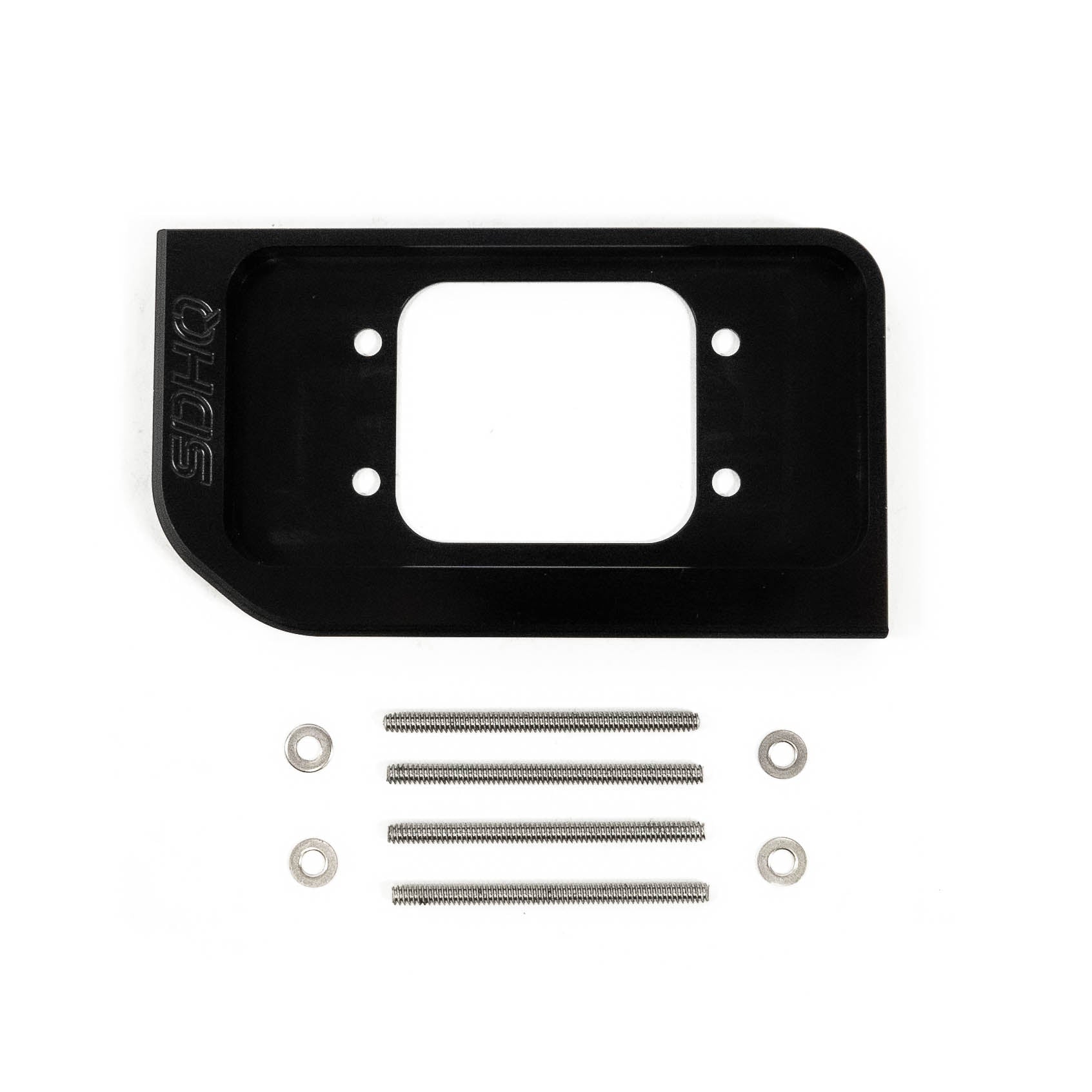'21-23 Ram 1500 TRX SDHQ Built Billet Switch-Pros SP-9100 Keypad Mount Display of Included Parts and Hardware