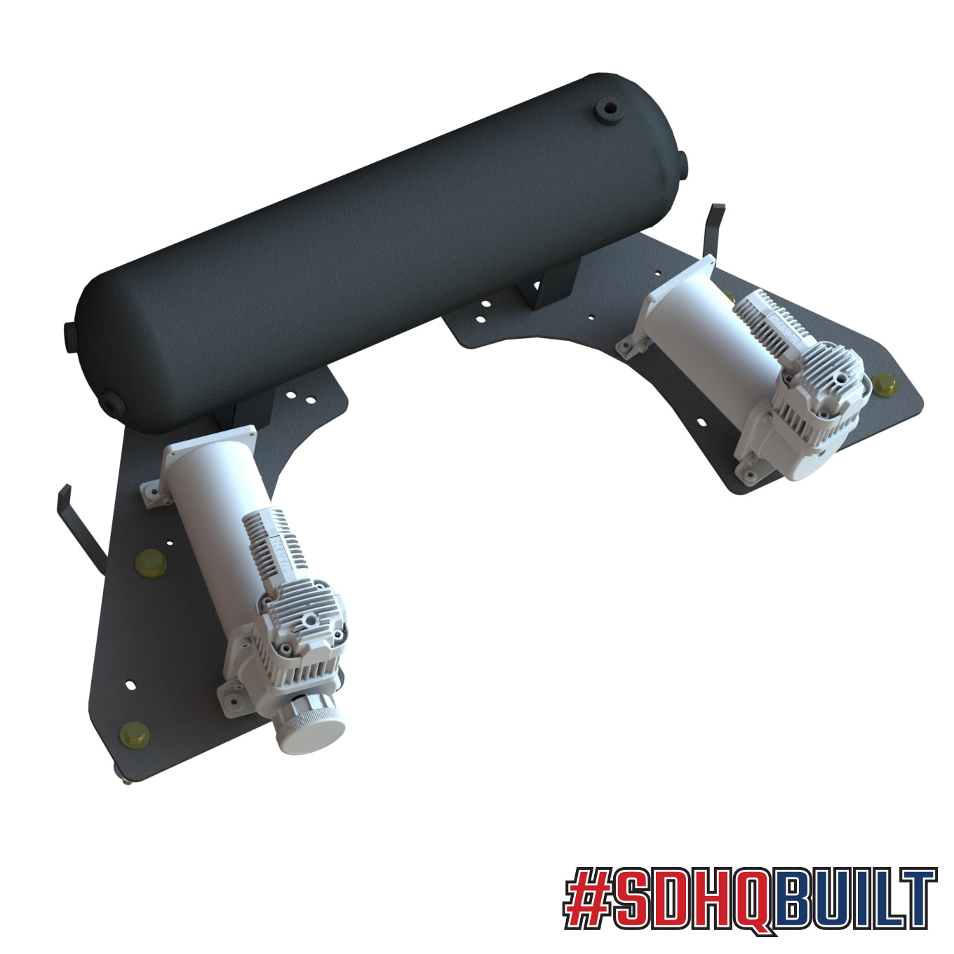 '10-23 Ram 2500/3500 SDHQ Built Under Bed Air Compressor Mount Design