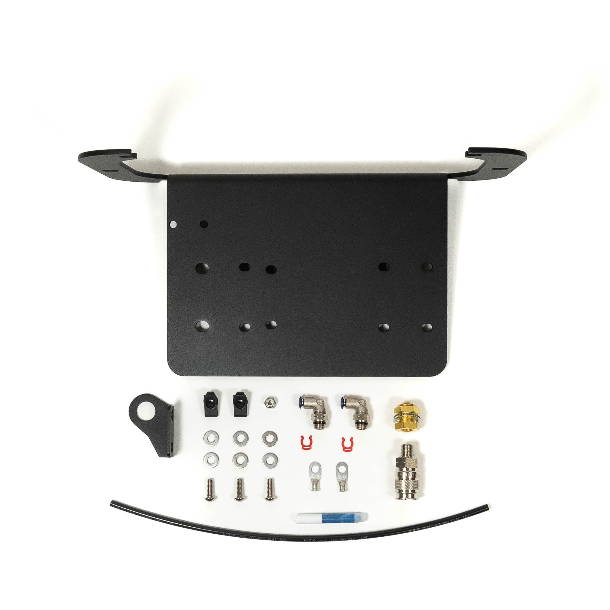 '13-24 Ram 2500/3500 SDHQ Built ARB Air Compressor Mount Display of Included Parts and Hardware