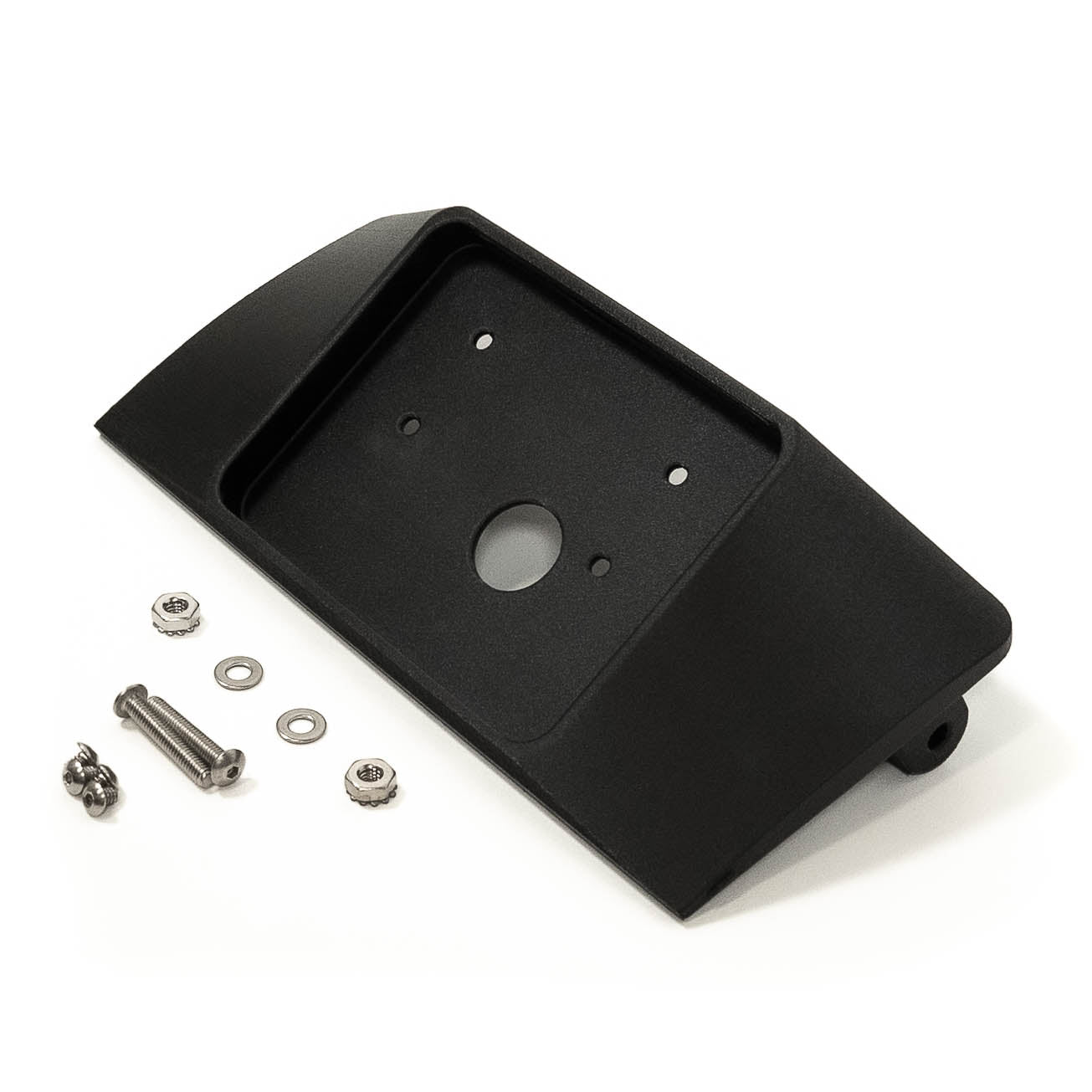2019-2024 Ram 2500/3500 SDHQ Built 3D Printed Sunglass Keypad Mount Conversion Display of Included Parts and Hardware