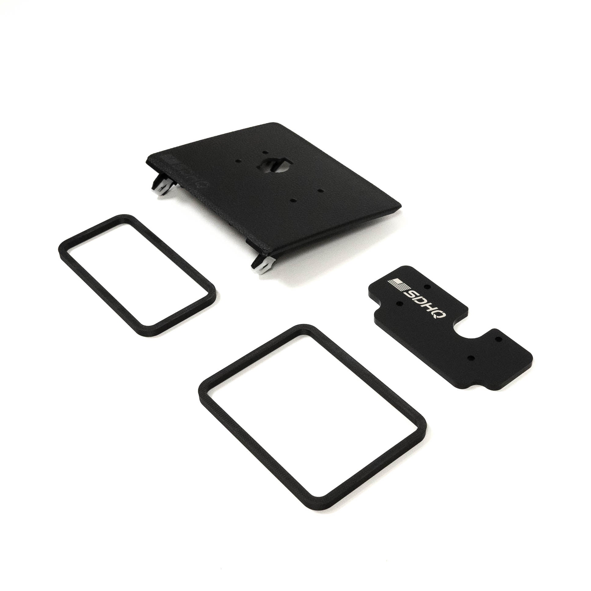 '13-18 Ram 2500/3500 SDHQ Built Switch-Pros Keypad Mount Display of Included Parts