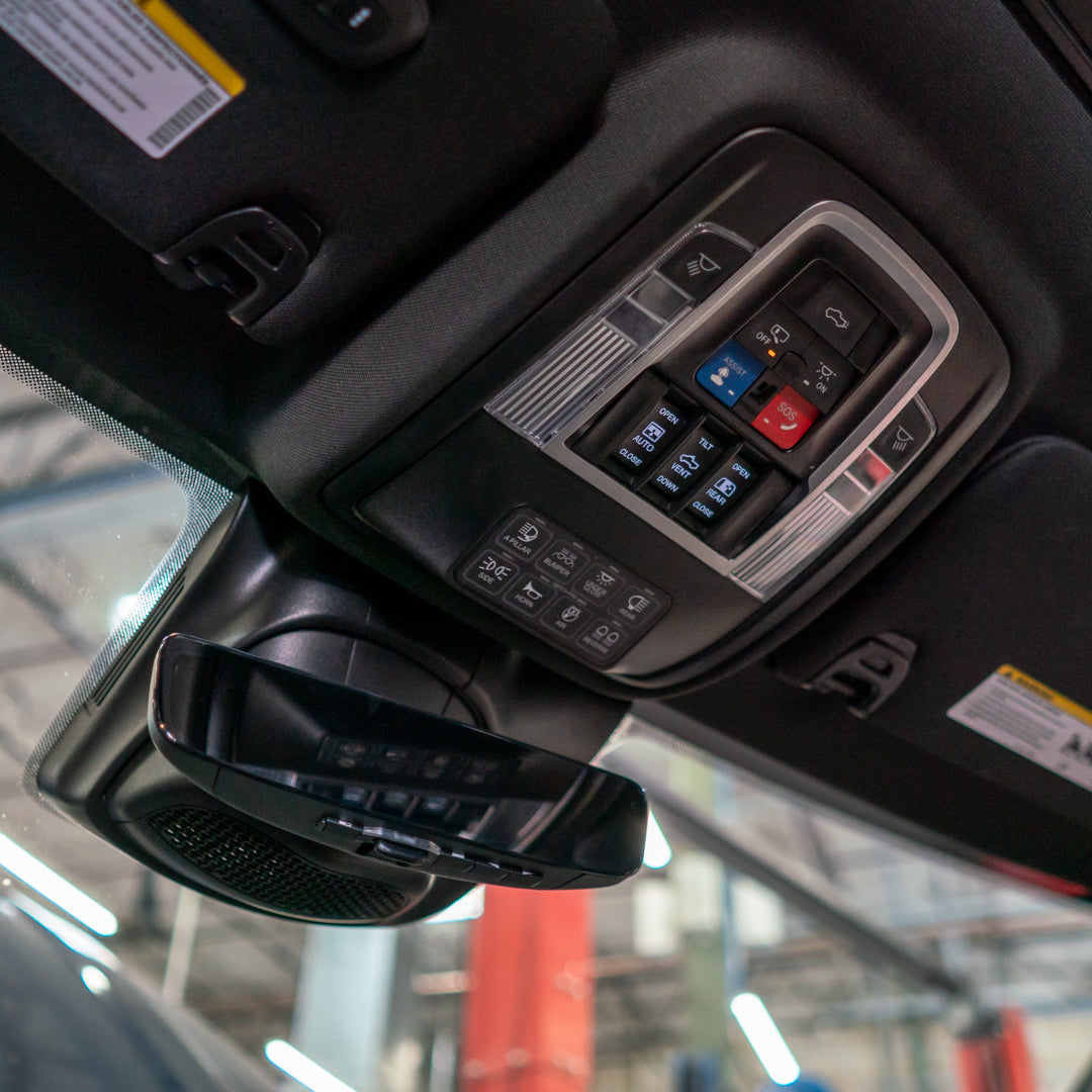 2019-2024 Ram 2500/3500 SDHQ Built 3D Printed Sunglass Keypad Mount Conversion Installed Display