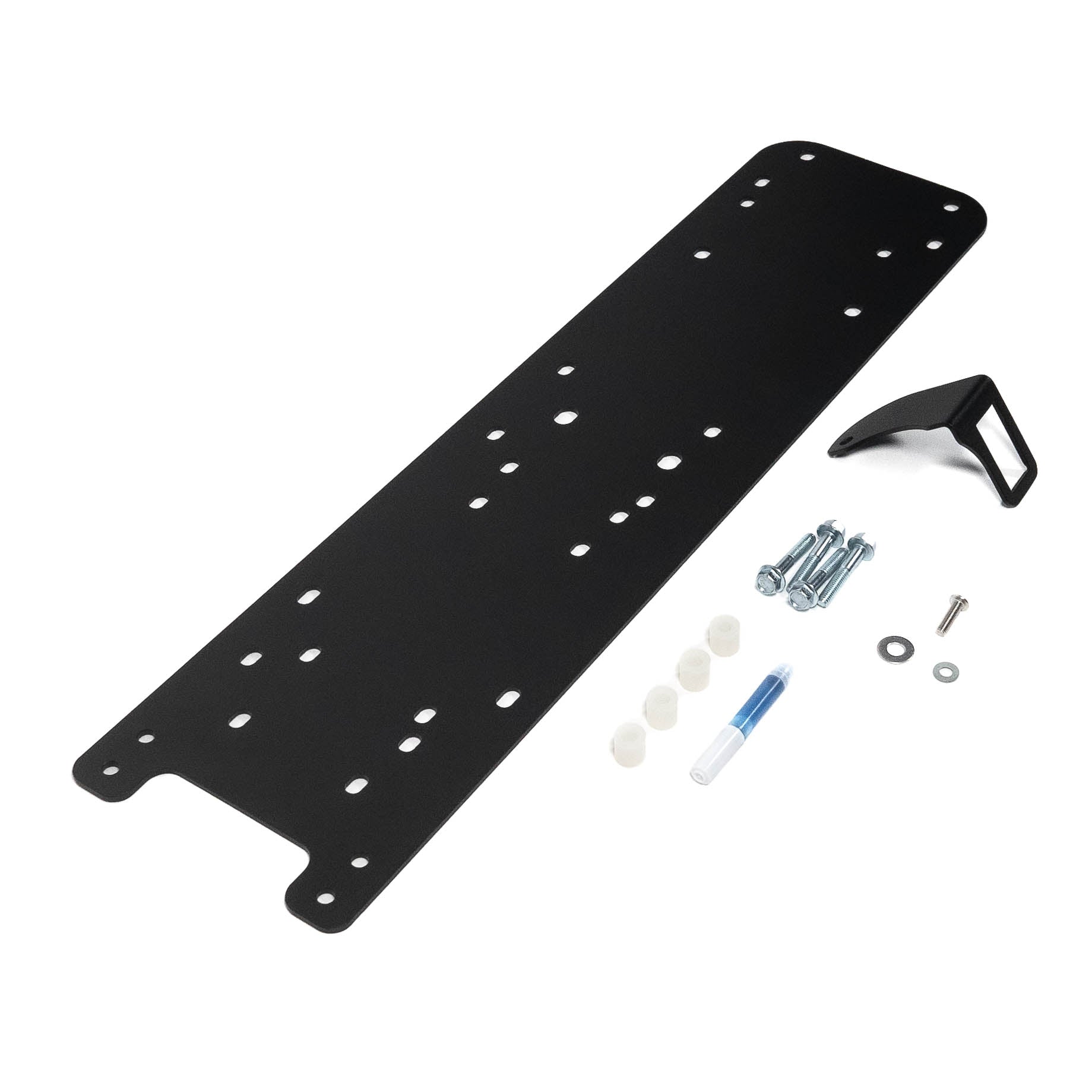 '13-23 Ram 2500/3500 RamBox Bedside Air Compressor Mount Display of Included parts and hardware