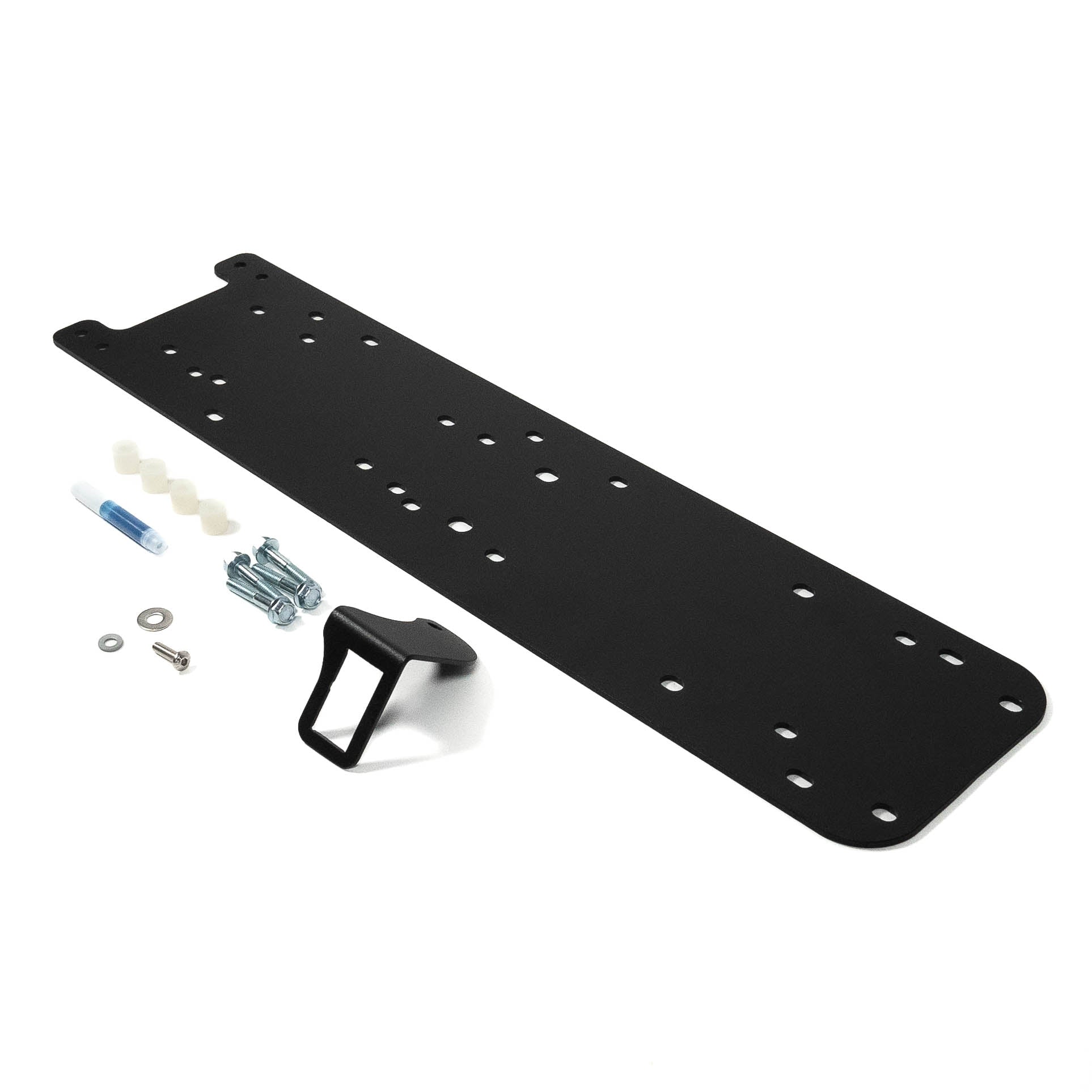 '13-23 Ram 2500/3500 RamBox Bedside Air Compressor Mount Display of Included Parts and Hardware