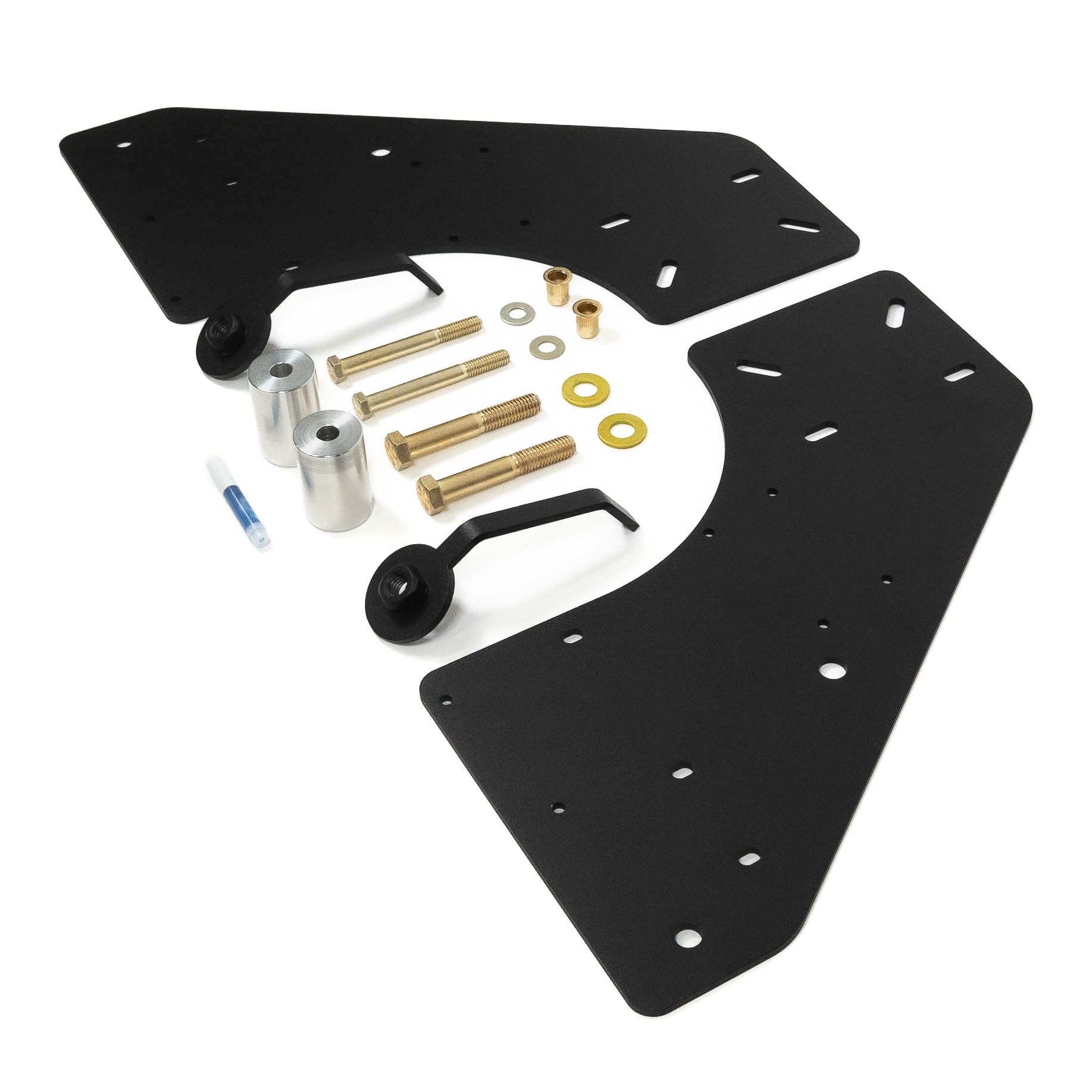 '10-23 Ram 2500/3500 SDHQ Built Under Bed Air Compressor Mount Display of Included Parts and Hardware