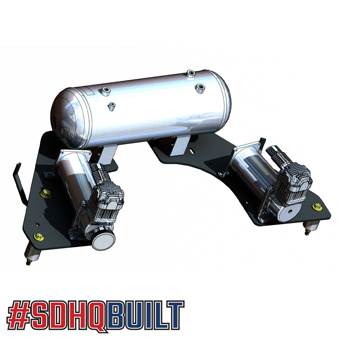 '10-23 Ram 2500/3500 SDHQ Built Under Bed Air Compressor Mount Design