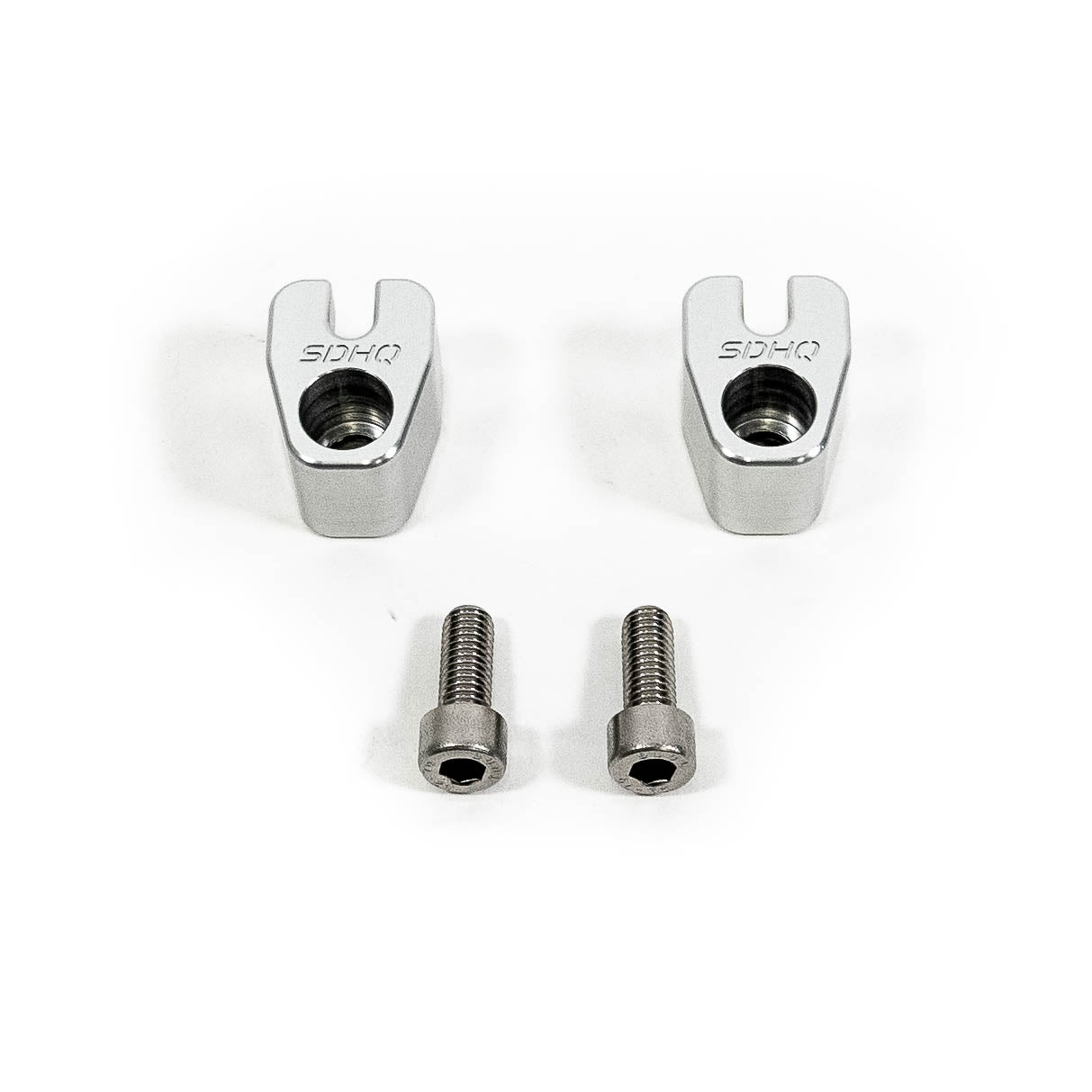 2025 Ram RHO SDHQ Built Billet Rear ABS Guards Display of included parts and hardware