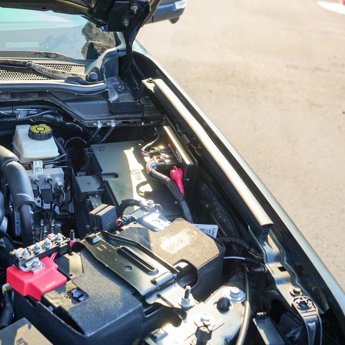 '24 Ford Ranger Complete Switch Pros Kit Display of Included Power Module Mount Installed