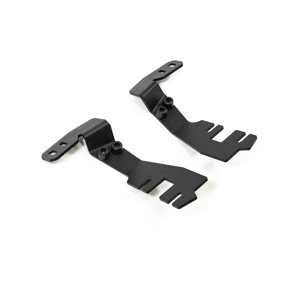 '24+ Ford Ranger/Ranger Raptor A-Pillar Light Mounts display of included parts