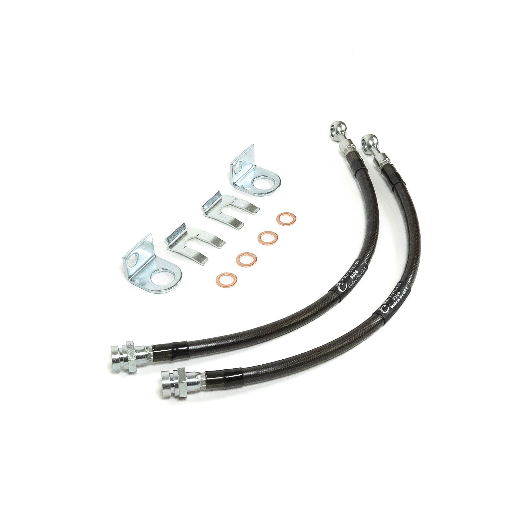 2010-2024 Ford Raptor SDHQ Built Brake Line Kits Display of Included parts