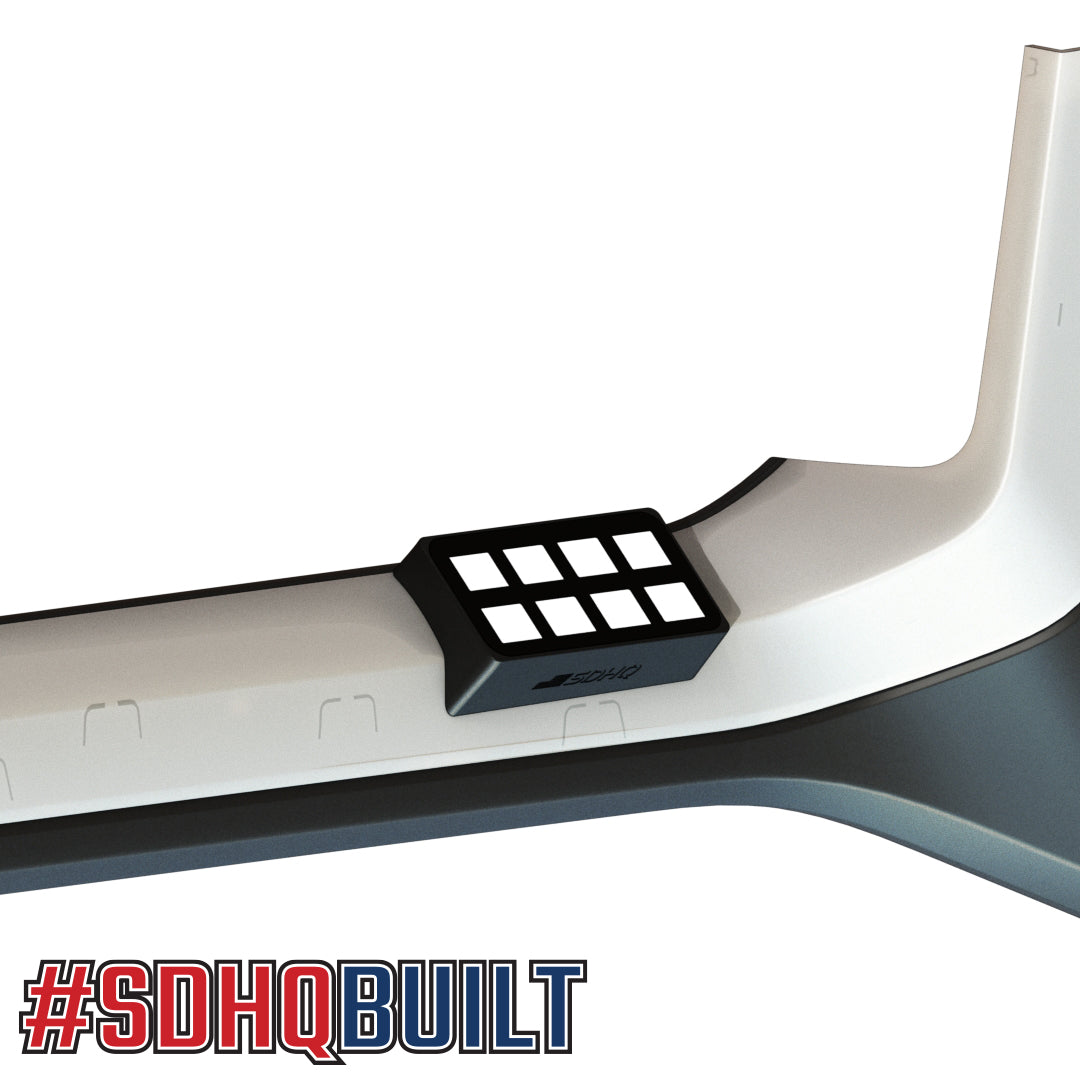 '21-23 Ford Raptor SDHQ Built Switch-Pros SP-9100 Flow Through Center Console Keypad Mount Right Hand Side Design Installed