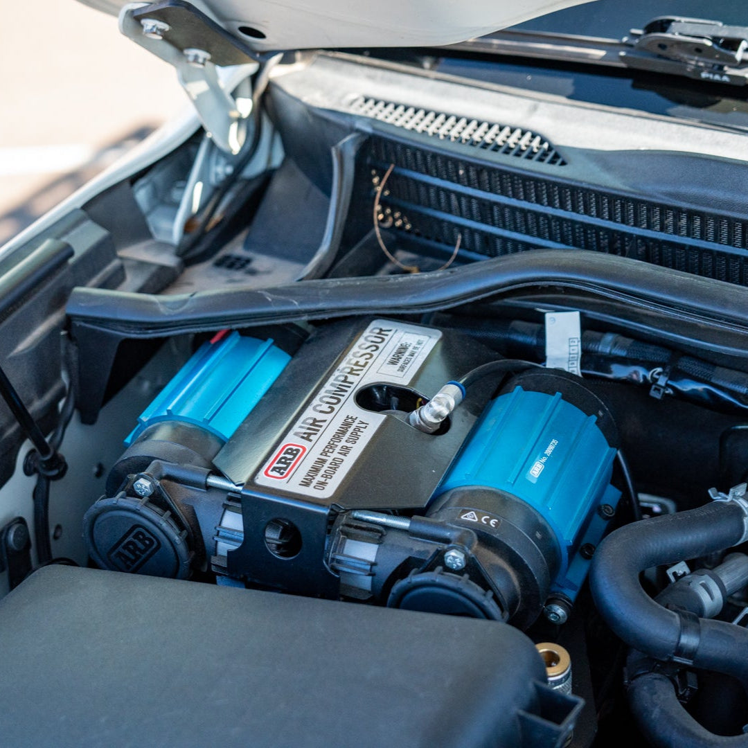 SDHQ BUILT LC200 ARB COMPRESSOR MOUNT INSTALLED ON SDHQ LC200
