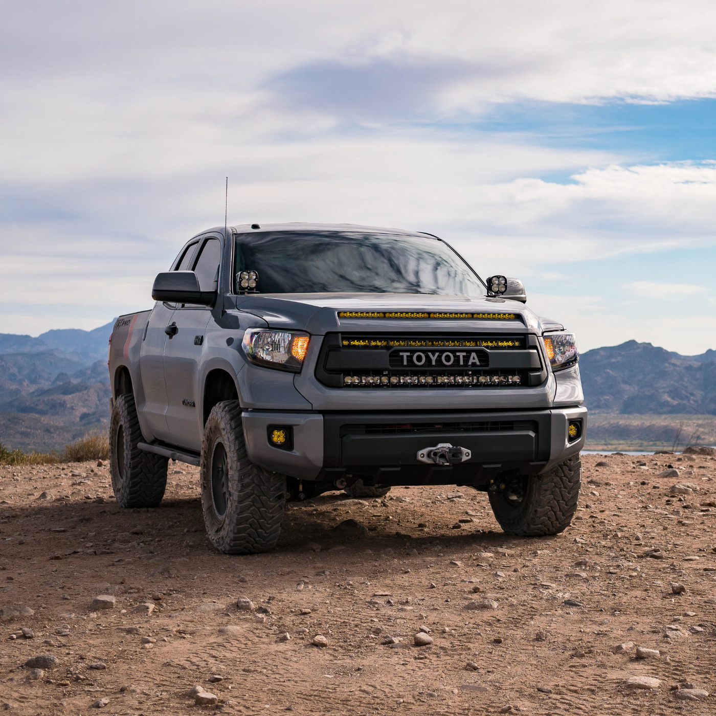 10-21 Toyota Tundra SDHQ Built Hidden Winch Mount DISPLAY SDHQ BUILT TUNDRA TRD PRO INSTALLED