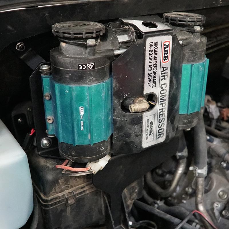 '08-22 Toyota Sequoia SDHQ Built ARB Air Compressor Mount display Installed