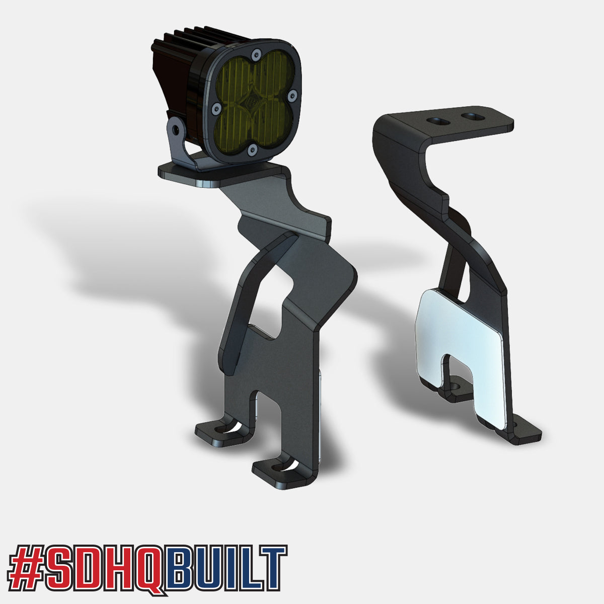 '22-Current Toyota Tundra SDHQ Built A-Pillar Light Mounts Design with light display