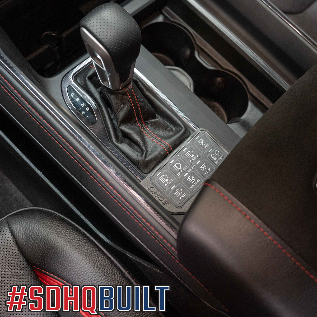 '21-23 Ram 1500 TRX SDHQ Built Billet Switch-Pros SP-9100 Keypad Mount Installed Display