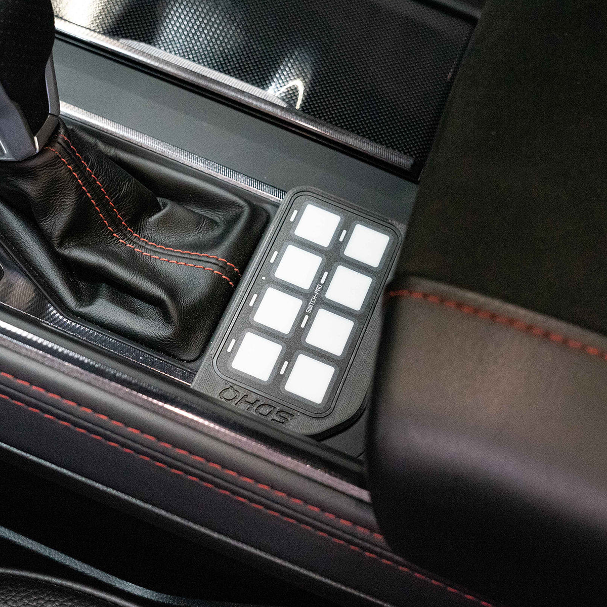 '21-Current Ram 1500 TRX SDHQ Built Billet Switch-Pros SP-9100 Keypad Mount Close-up Display installed