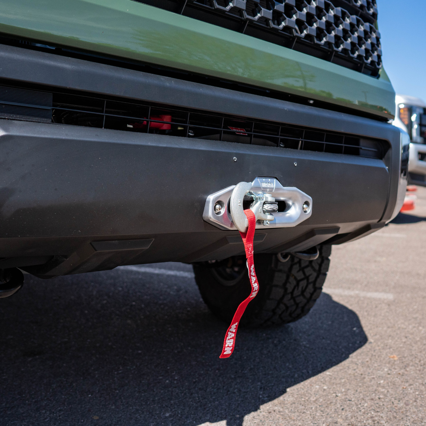 10-21 Toyota Tundra SDHQ Built Hidden Winch Mount DISPLAY UP CLOSE INSTALLED
