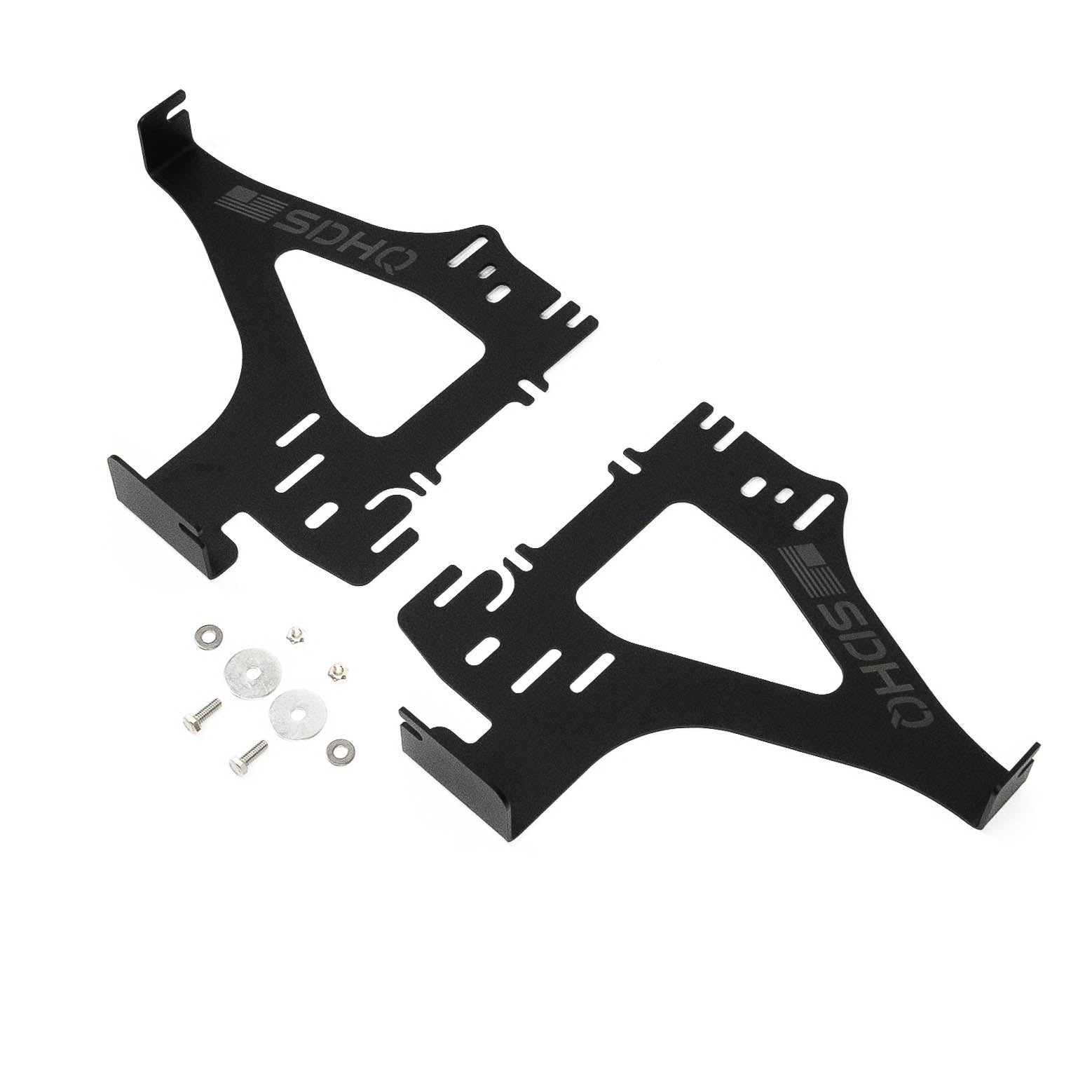 '16-23 Toyota Tacoma SDHQ Built Behind the Grille Dual LED Light Bar Mount Display of Included Parts