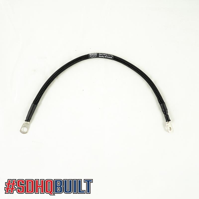 '05-23 Toyota Tacoma Billet Battery Negative Terminal Wiring Upgrade Kit Display of Included Ground Cable