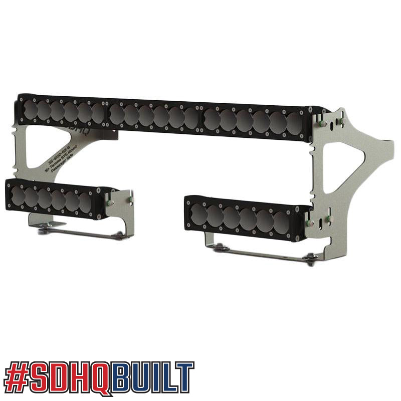 '16-23 Toyota Tacoma SDHQ Built BTG Dual 10" Light Bar Mount Design