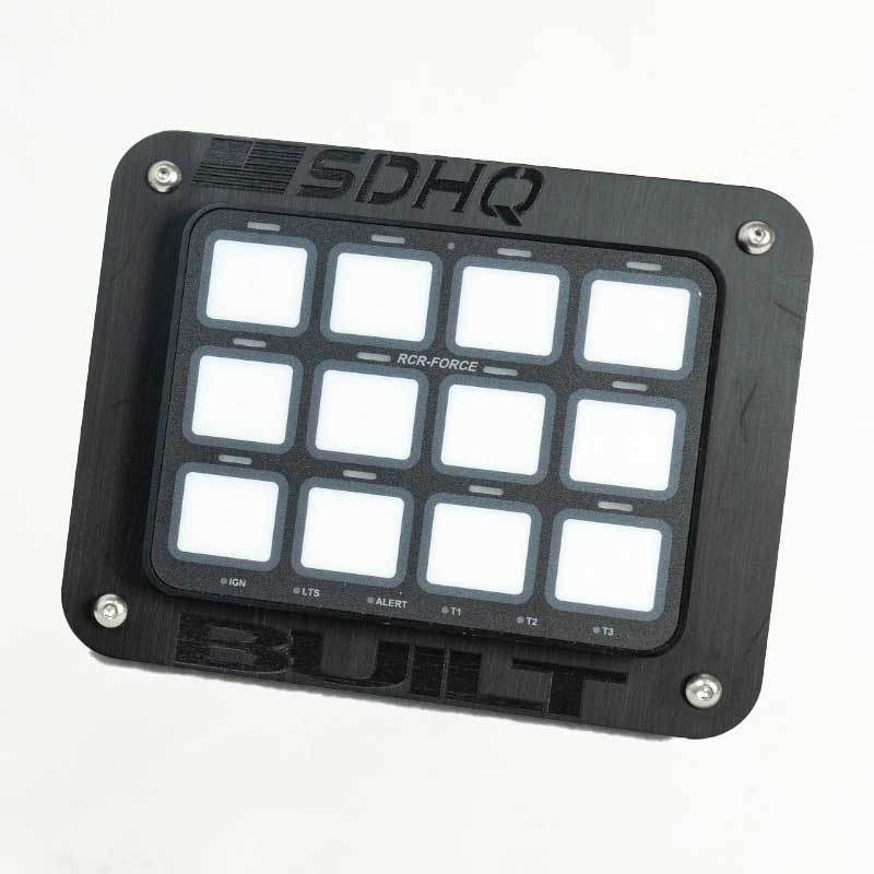 '16-23 Toyota Tacoma SDHQ Built Complete Overhead RCR-FORCE-12 Mounting Kit Keypad mount display