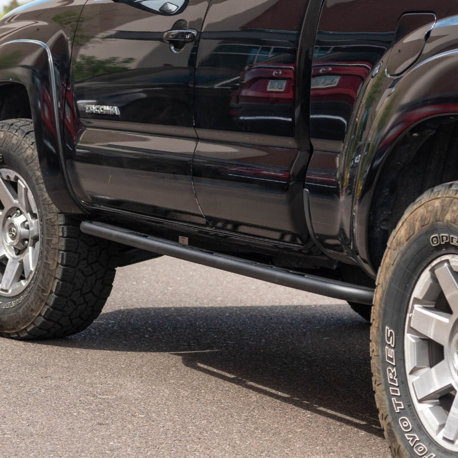 '05-15 Toyota Tacoma SDHQ Built Rock Sliders display installed