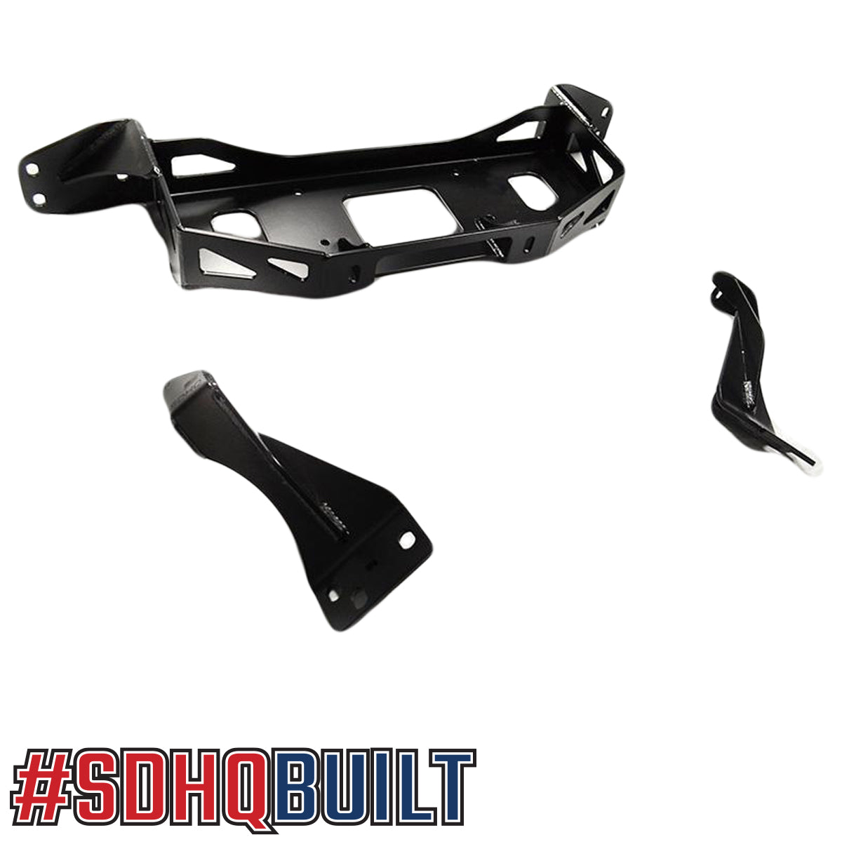 '16-23 Toyota Tacoma SDHQ Built Hidden Winch Mount Display of Included Parts