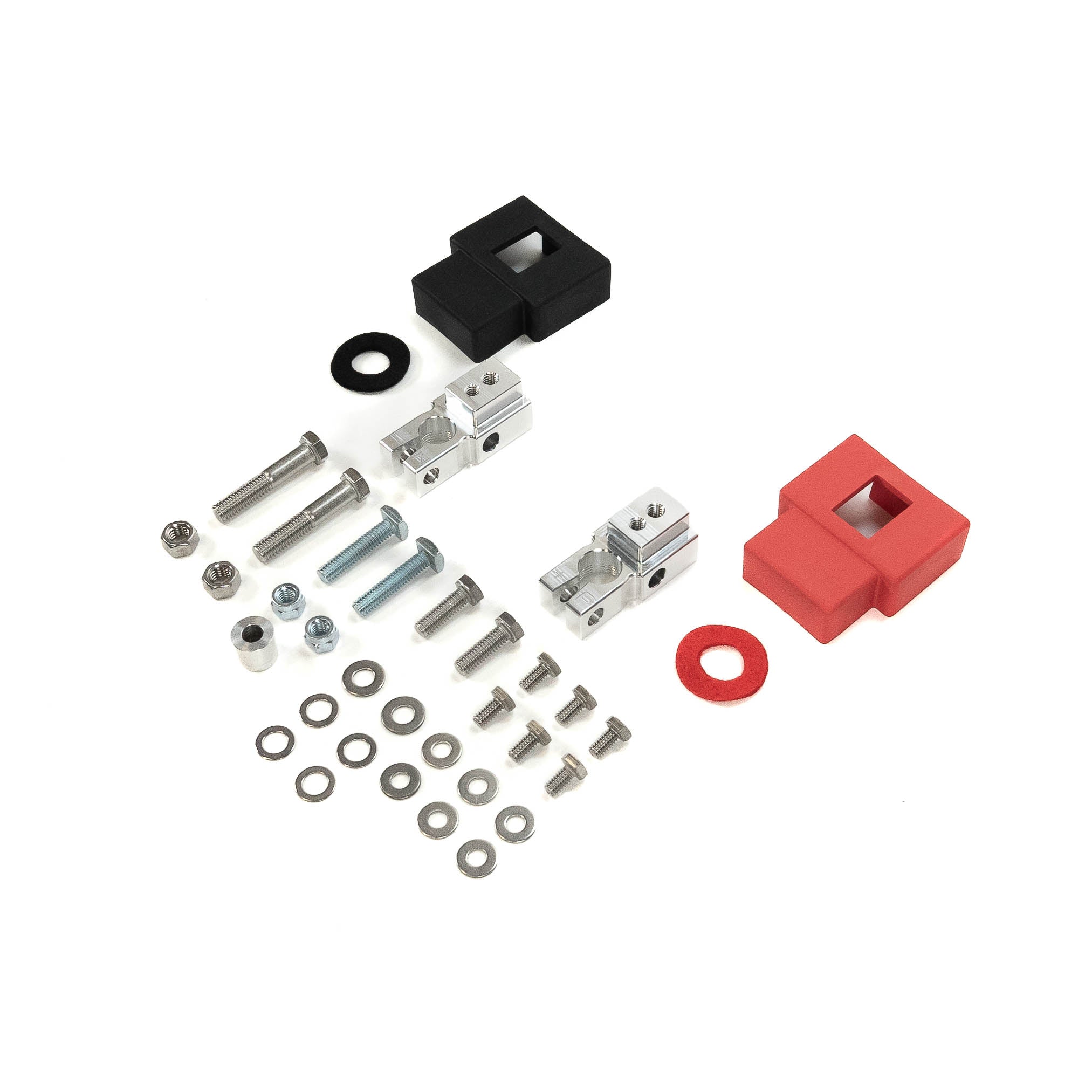 SDHQ Built Complete Billet Battery Terminal Kit included hardware and terminals