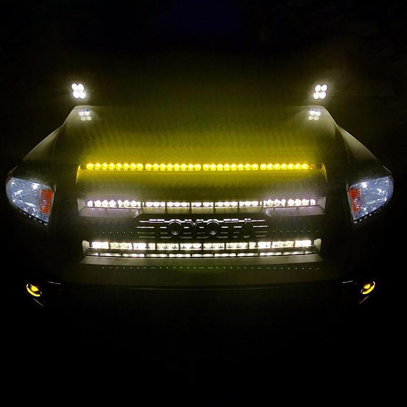 '14-21 Toyota Tundra SDHQ Built A-Pillar Light Mounts Display on Vehicle