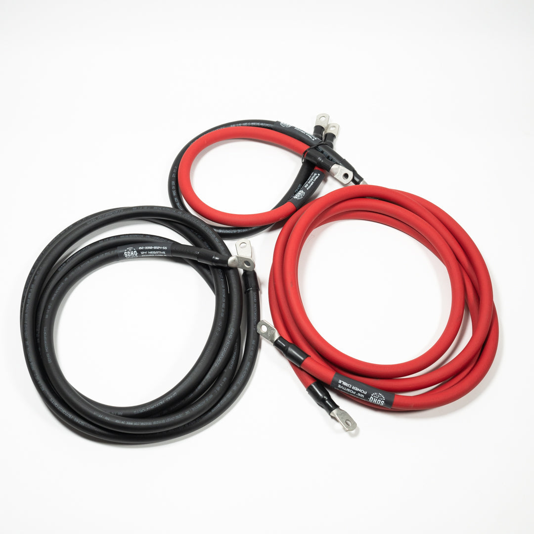 2022-2023 Tundra Hybrid SDHQ Built Under Hood Power Solution Kit Display of included wiring