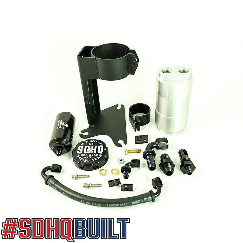 '07-21 Toyota Tundra SDHQ Built Power Steering Reservoir Kit Display of included parts