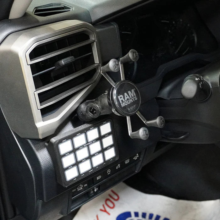 '22-24 Toyota Tundra SDHQ Built Complete Switch-Pros RCR-Force-12 Mounting Kit Keypad Mount Installed Display