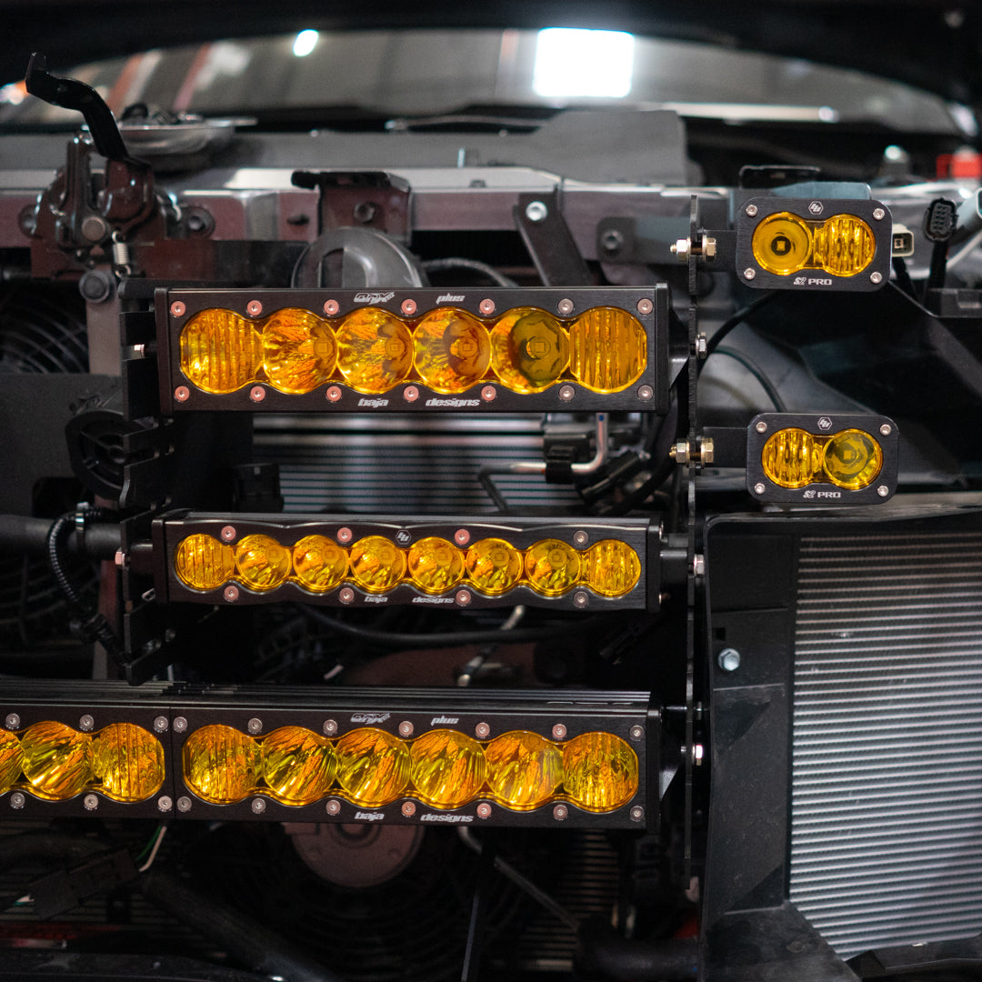 SDHQ Built Universal Behind the Grill S2 Mount installed close-up