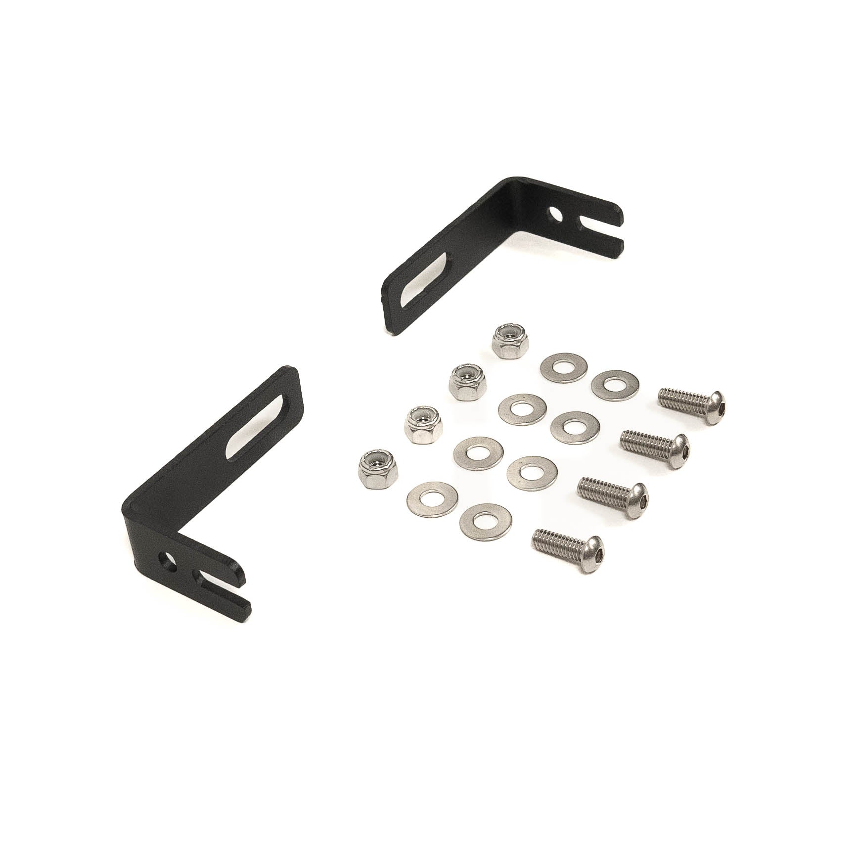 SDHQ Built Universal Behind the Grill S2 Mount Display of Included Parts and Hardware