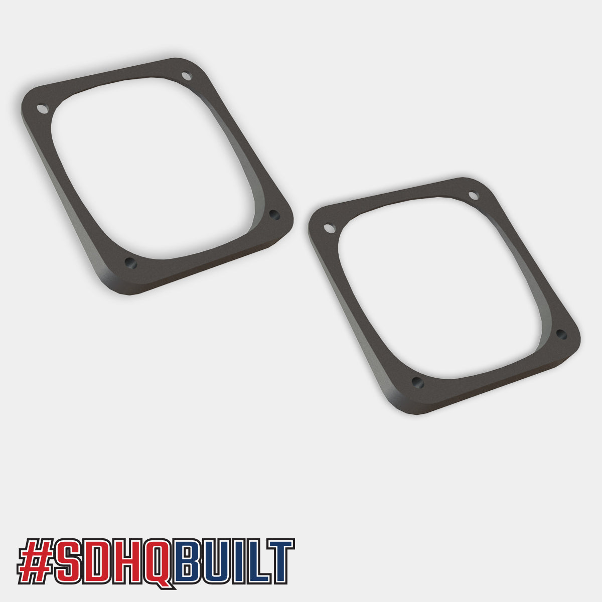 SDHQ Built Universal Squadron Series Rear Bumper Flush Mount Adapter Kit Design Display