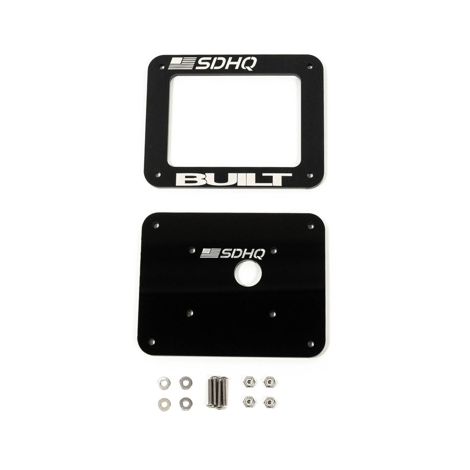 SDHQ Built Universal Switch-Pros RCR-Force-12 Keypad Mount Display of Included Parts