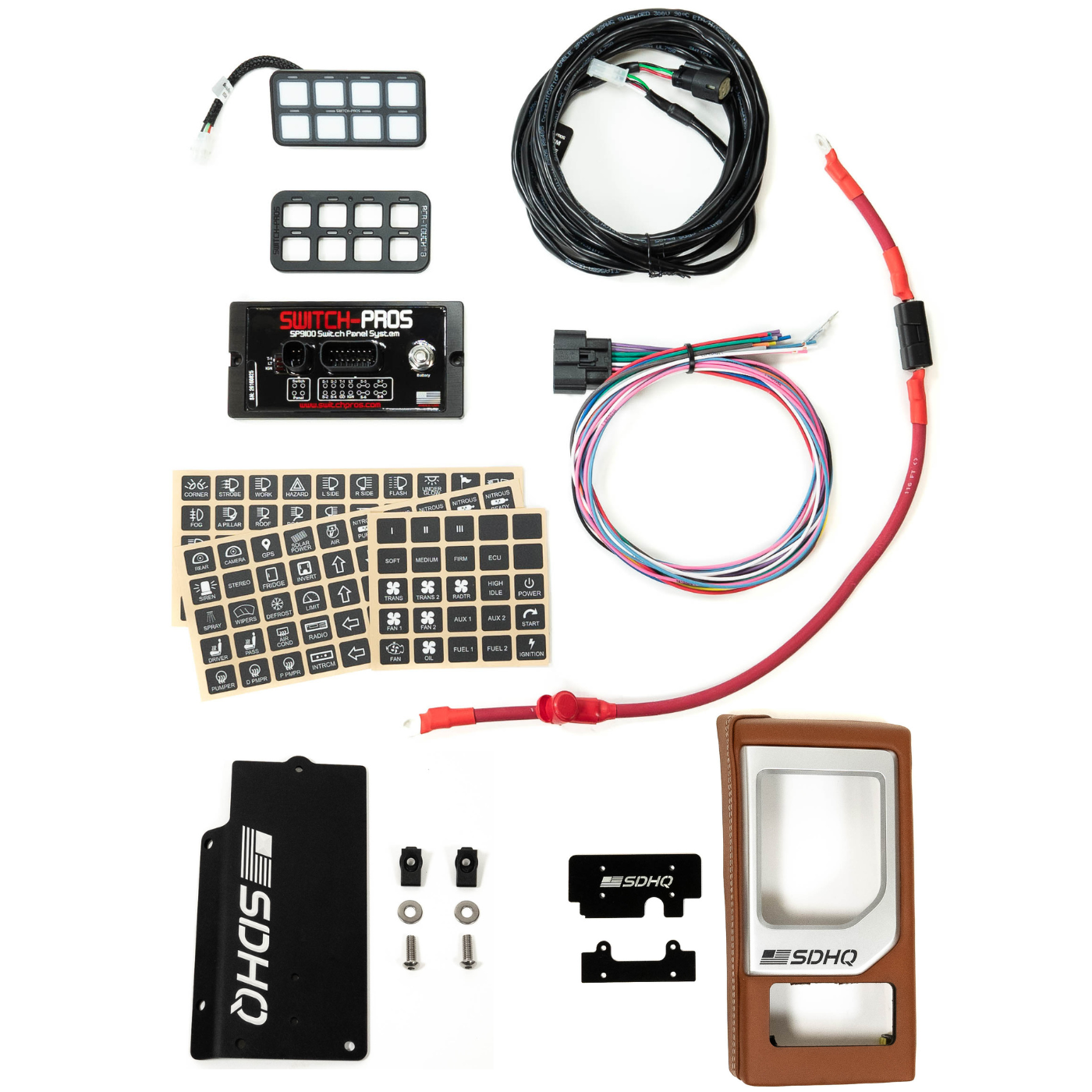 '14-21 Toyota Tundra SDHQ Built Complete Switch Pros SP-9100 Mounting Kit