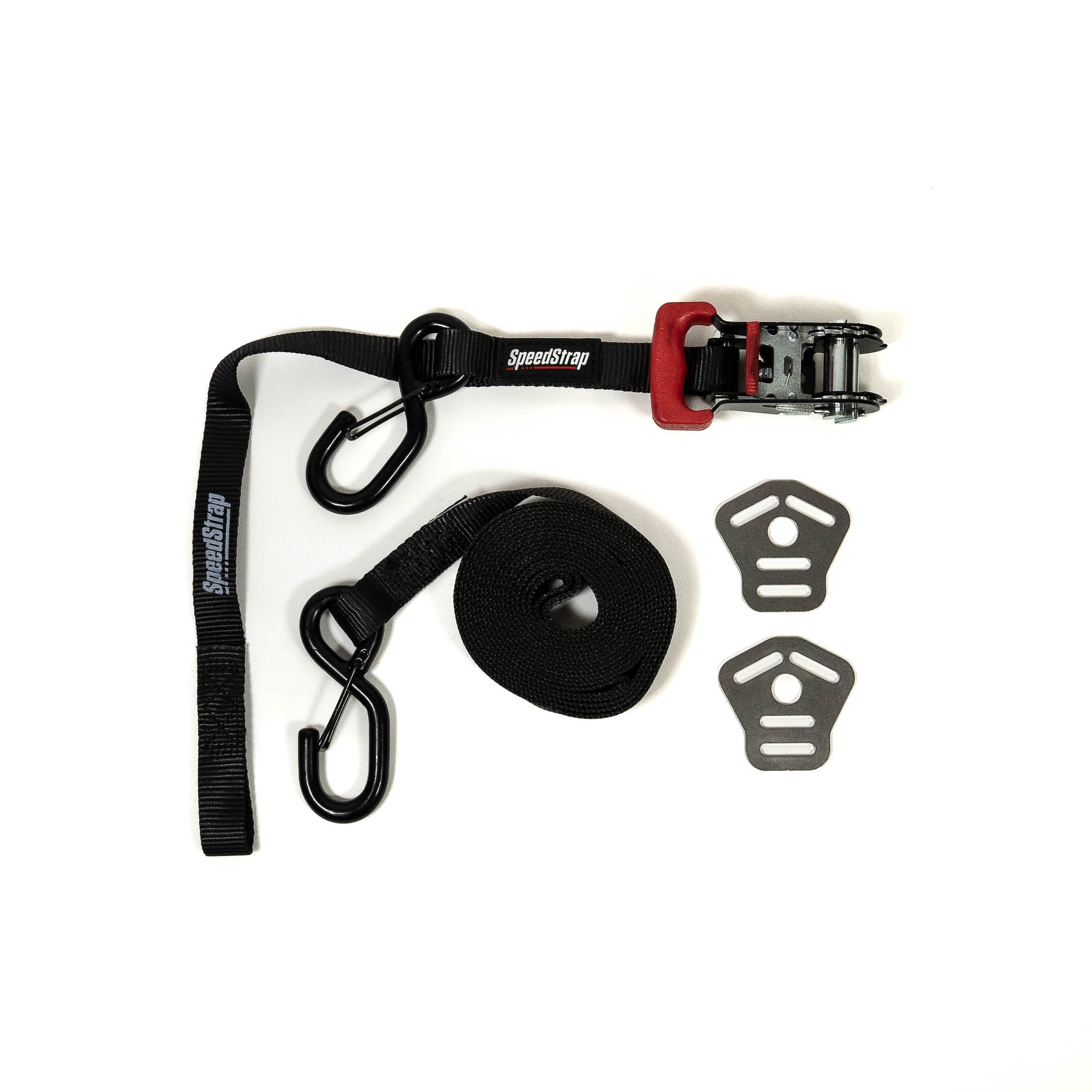 SDHQ Built Utility Can Strap Kit Display of Included Parts