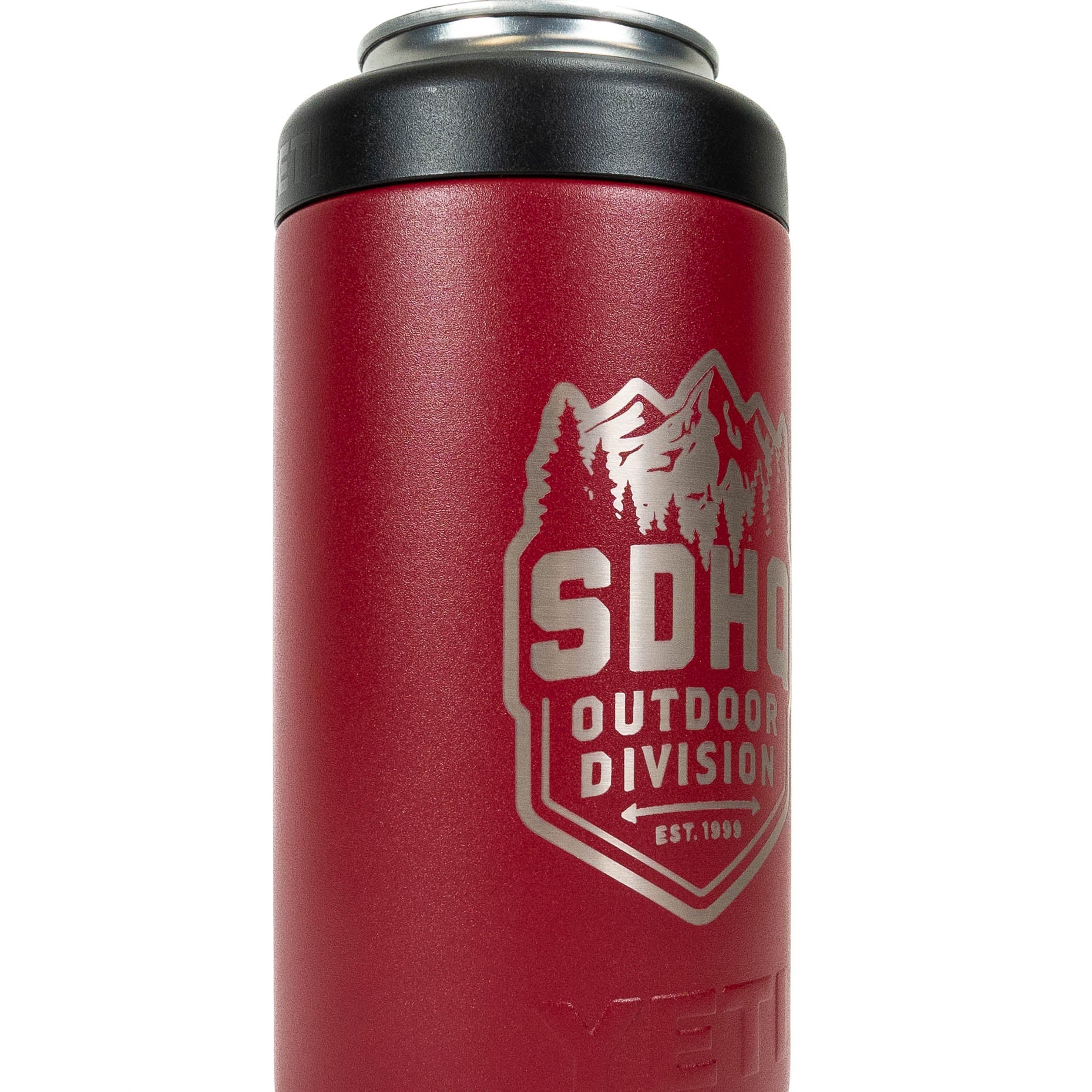 SDHQ Outdoor Division Yeti Rambler 16oz Colster Can Cooler | Harvest Red