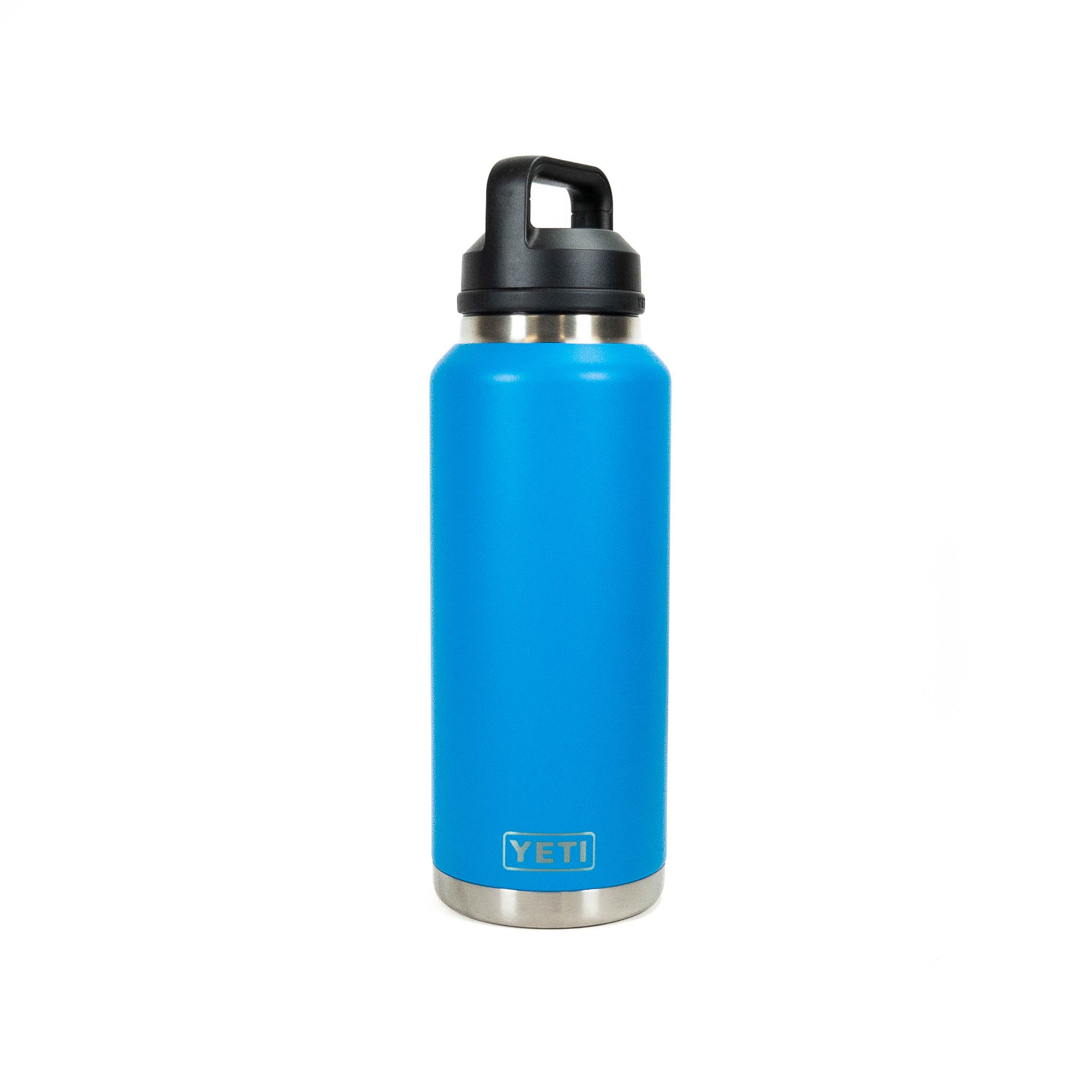 SDHQ Outdoor Division Yeti Rambler 46oz Water Bottle with Chug Cap | Big Wave Blue