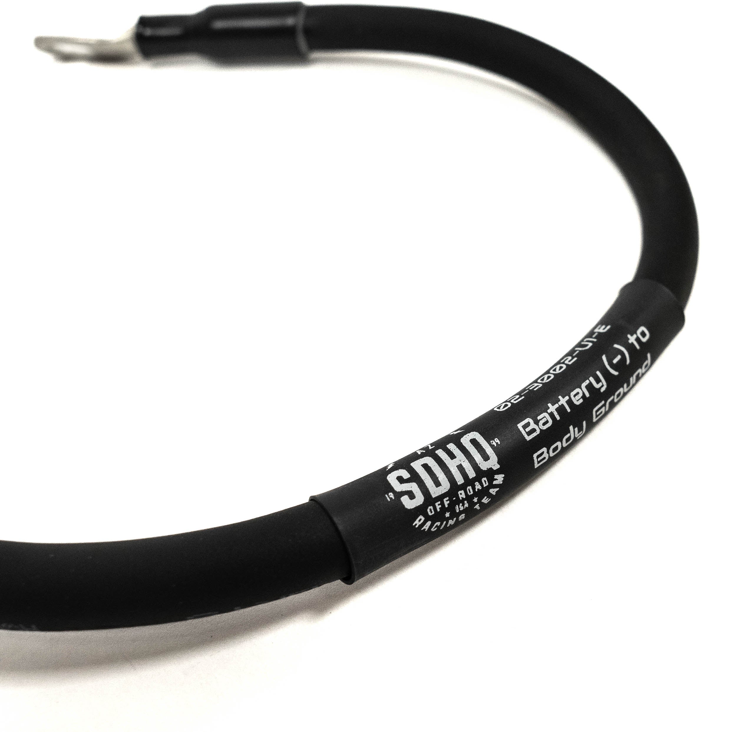 '05-23 Toyota Tacoma 6GA Negative Battery to Body 16” Ground Cable Close-up Display
