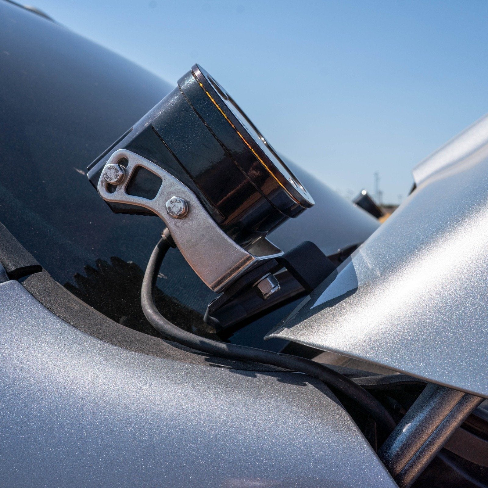 '19-23 Ram 2500/3500 SDHQ Built A-Pillar Light Mounts Lighting SDHQ Off Road close-up display installed