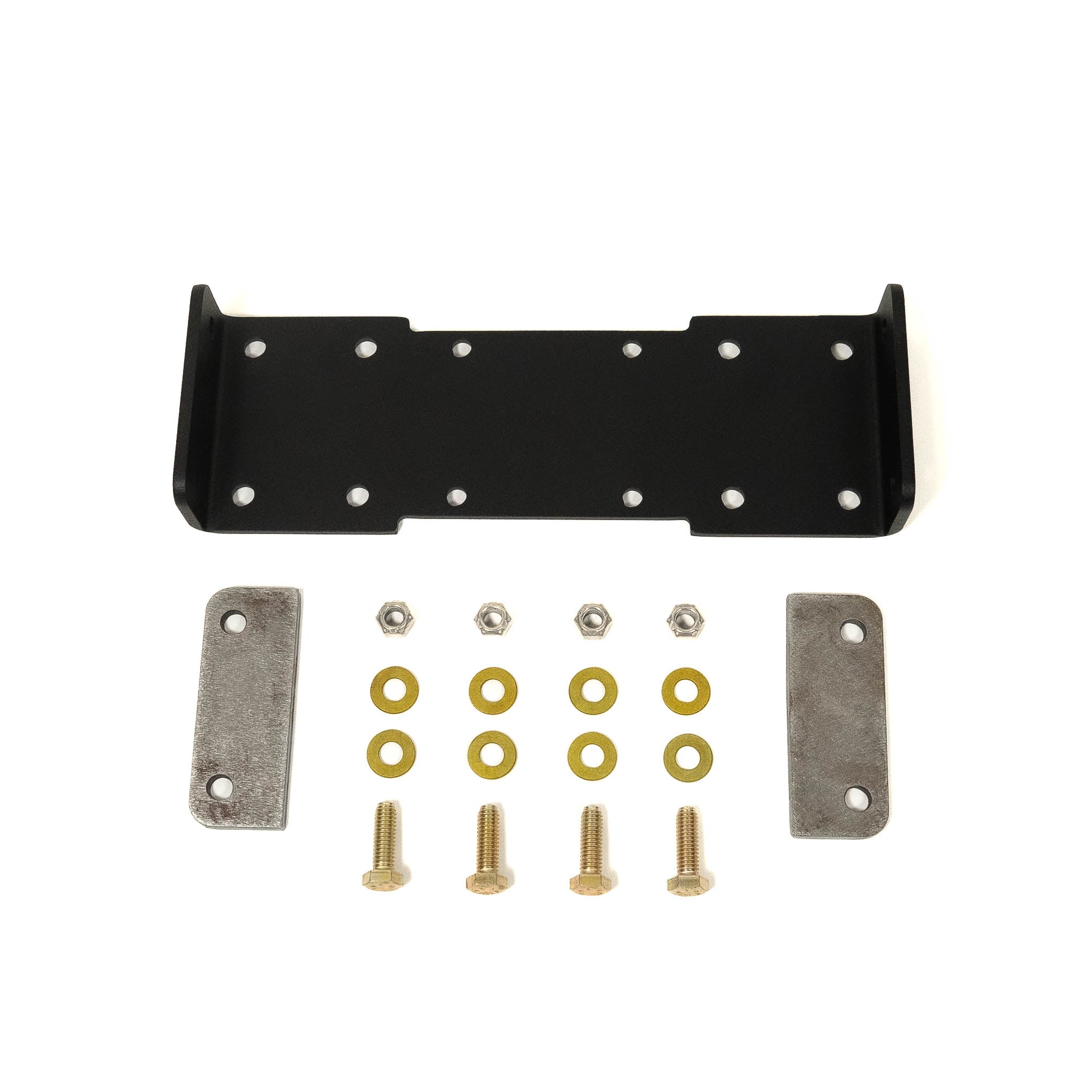 SDHQ Built Universal Weld on ARB Compressor Mount Display of Included Parts