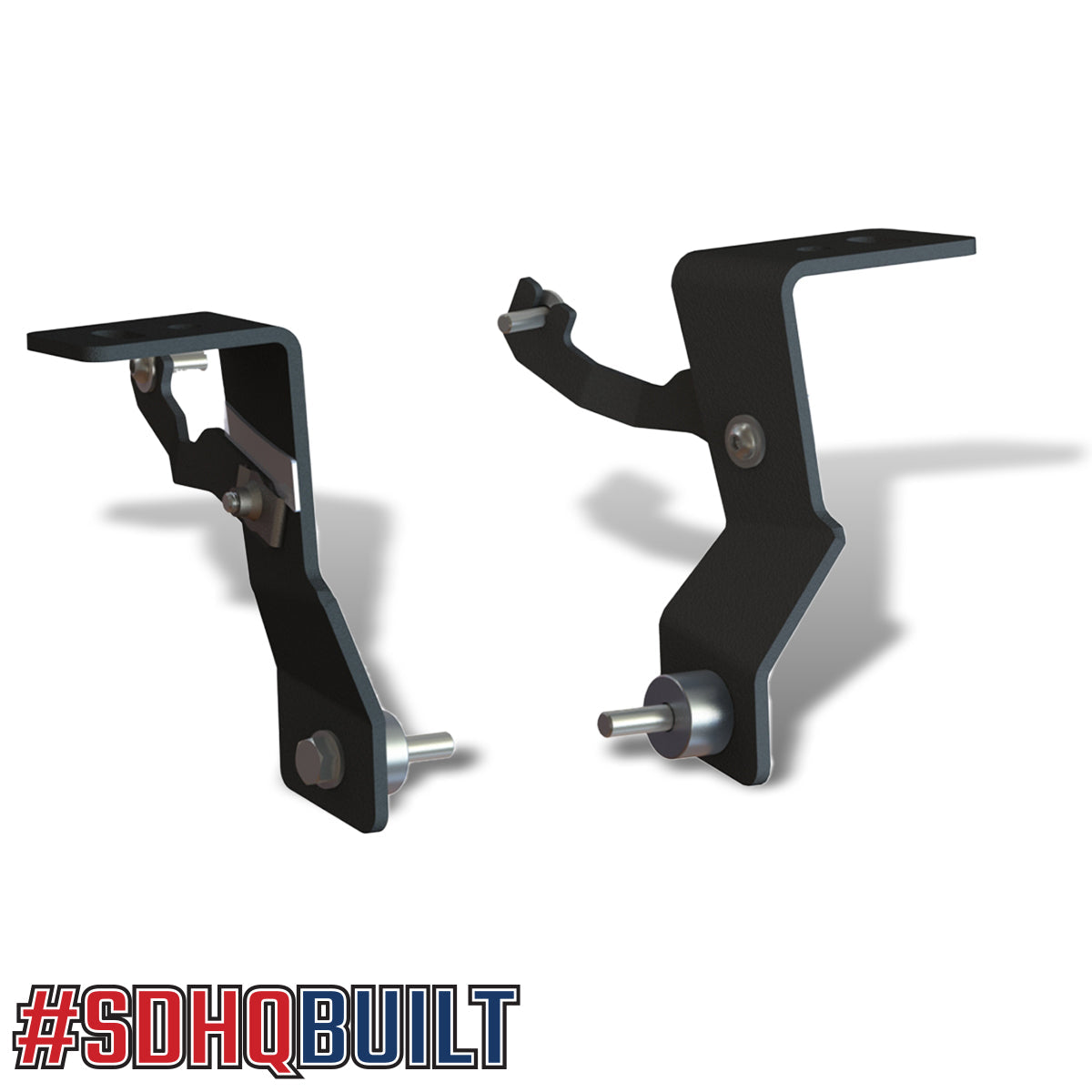 '19-24 GMC 1500 SDHQ Built A-Pillar Light Mounts Design