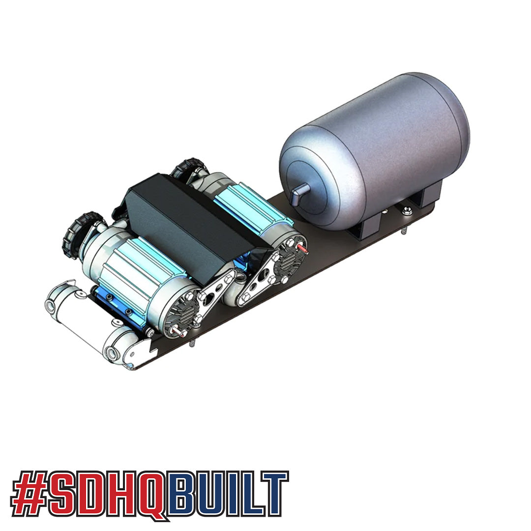 '13-23 Ram 2500/3500 RamBox Bedside Air Compressor Mount Design