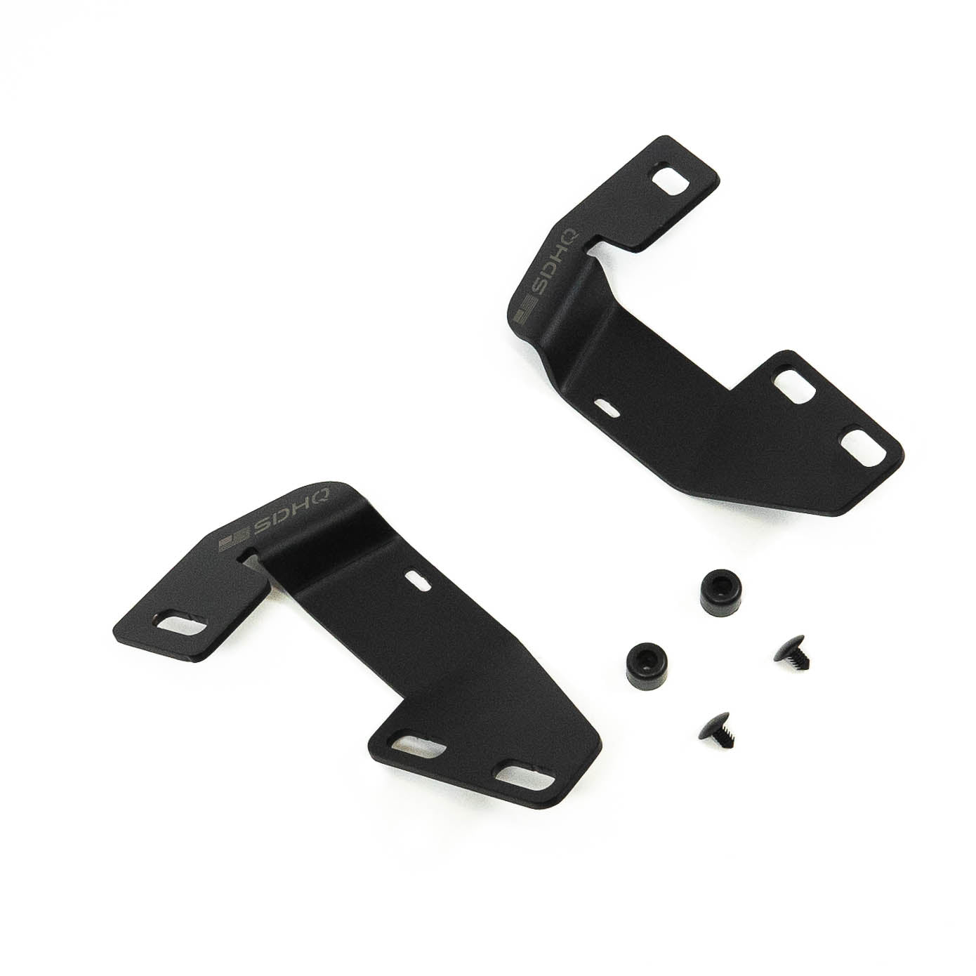 '05-15 Toyota Tacoma SDHQ Built A-Pillar Light Mounts Display of Included Parts